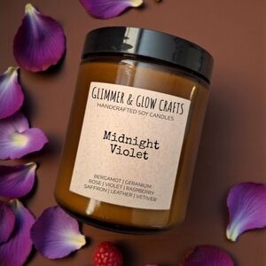 Midnight Violet Candle 8 oz